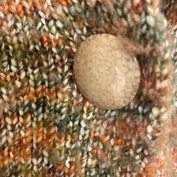 Susan Bristol wool blend artsy pastel sweater spring layering S - Picture 4 of 8